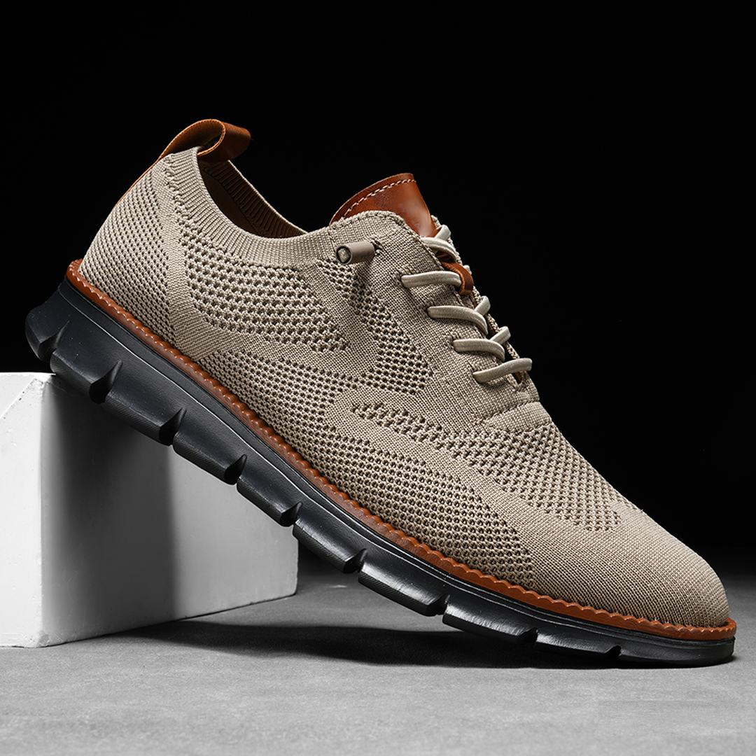 Marcello Knit Oxford Sneakers | Men's Breathable Smart-Casual Shoes