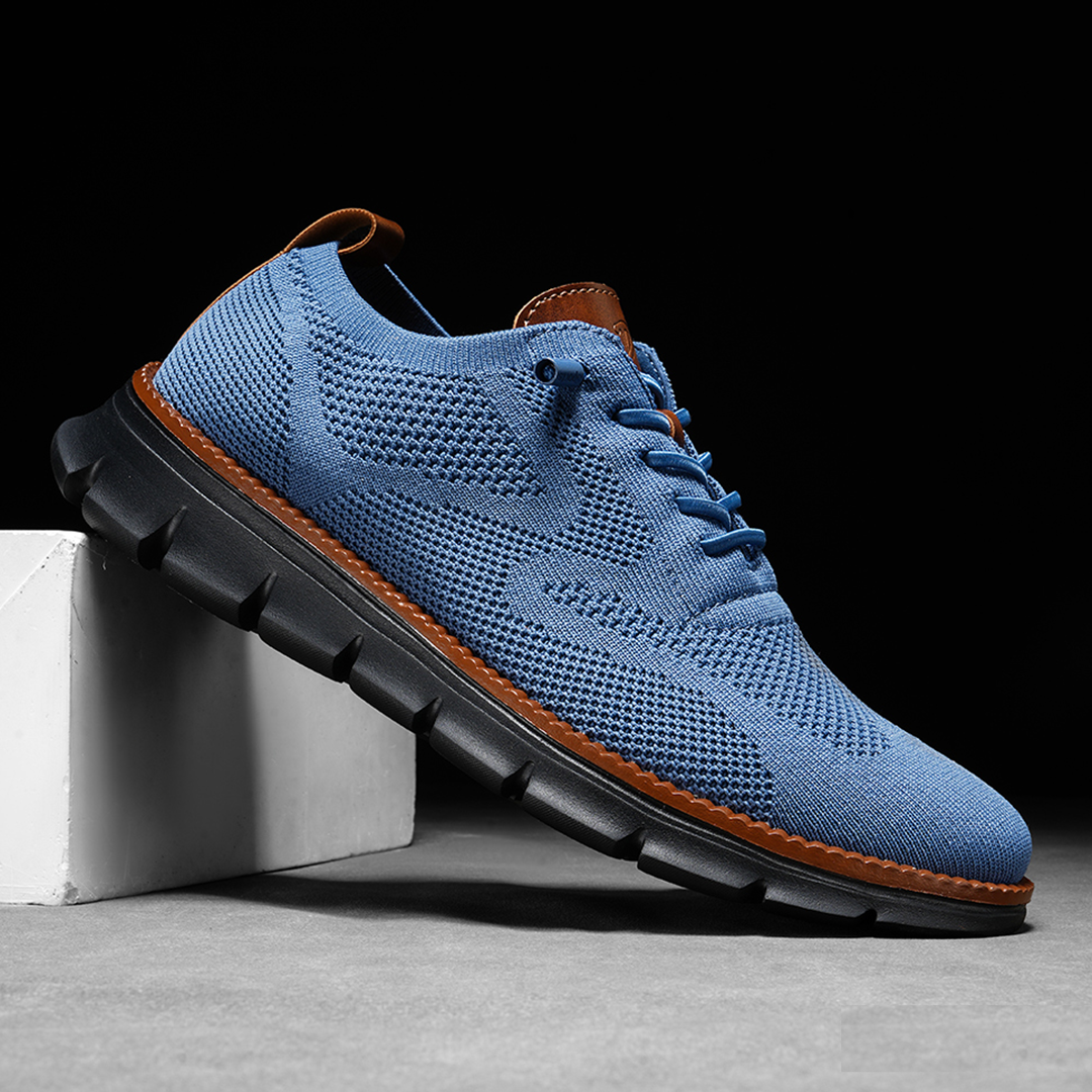 Marcello Knit Oxford Sneakers | Men's Breathable Smart-Casual Shoes