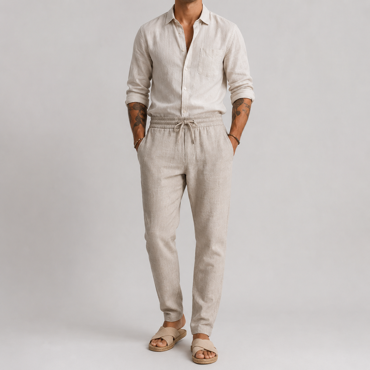Mateo Beach | Linen Summer Pants