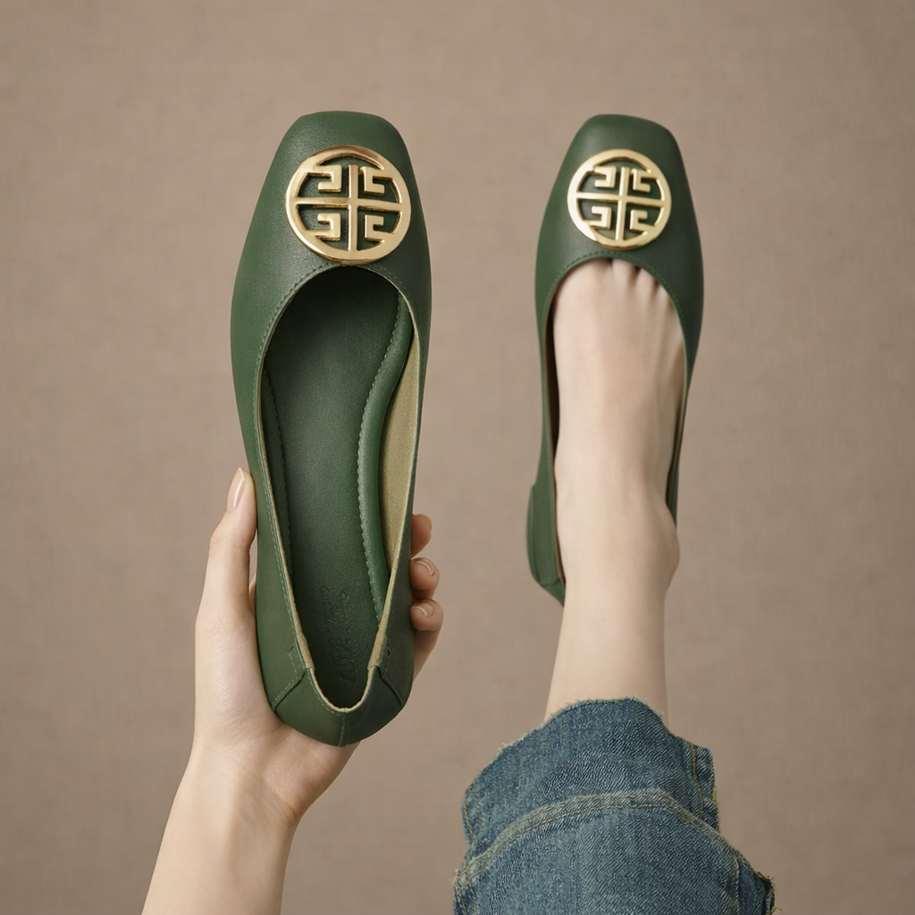 Orchard Leather Flats