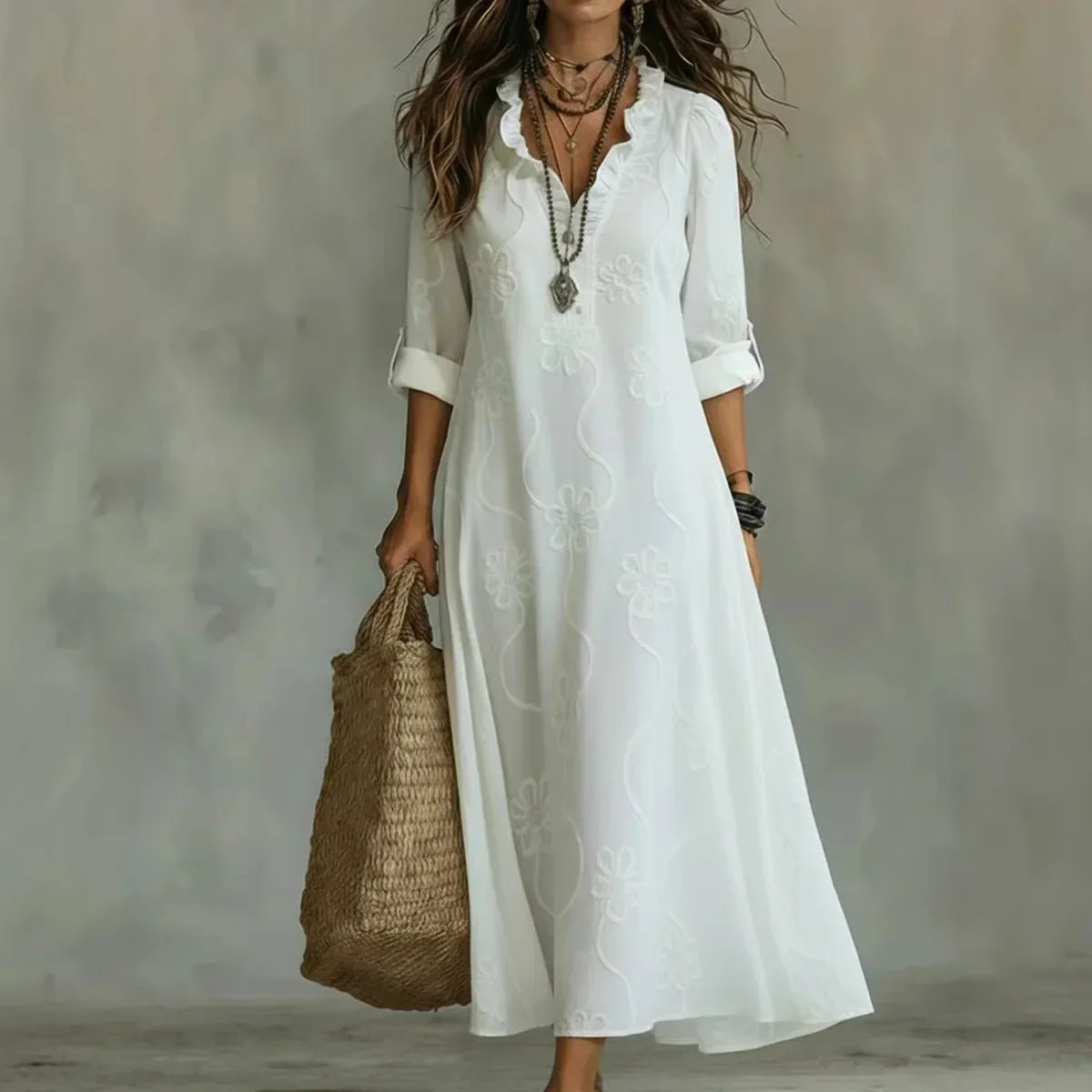Sienna™ | Tummy-Control Floral Summer Dress