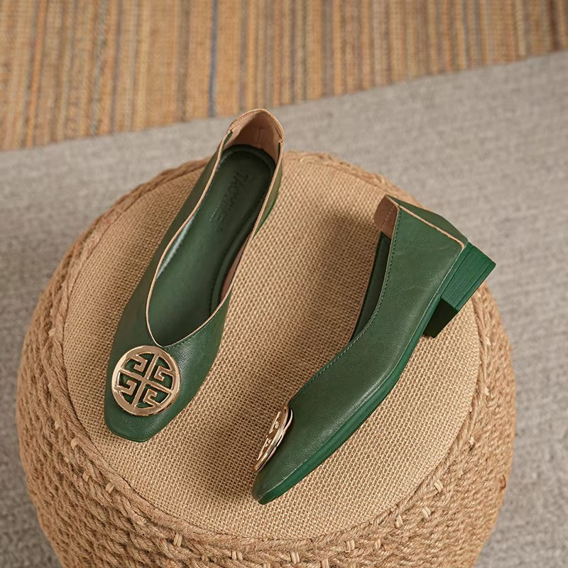 Orchard Leather Flats