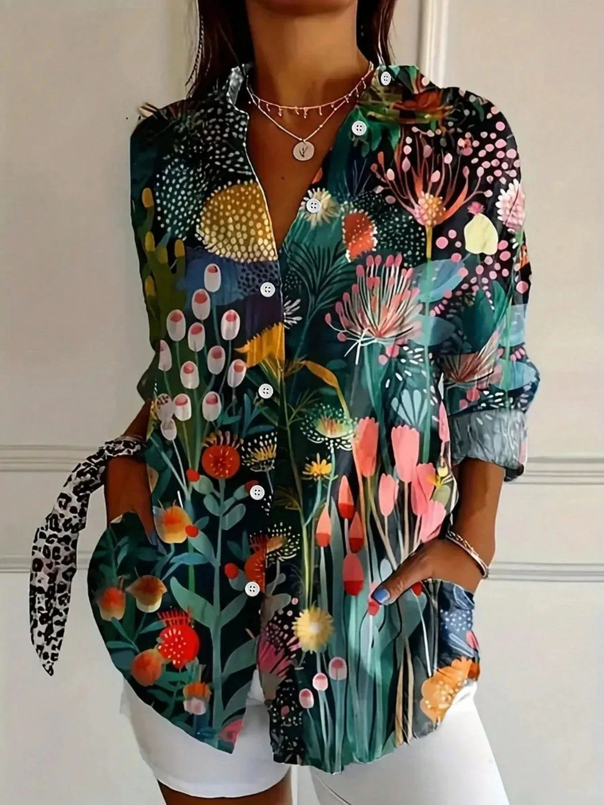 Amélie | Artistic Print Blouse