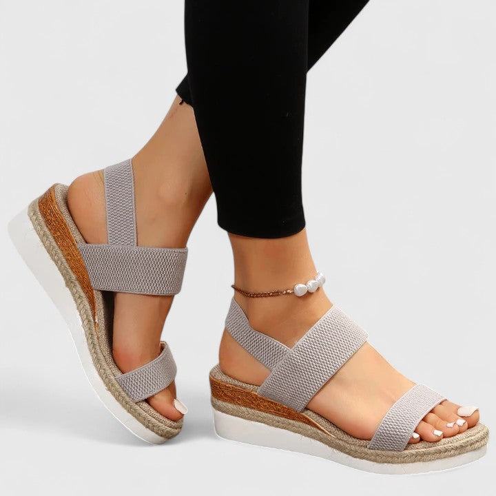 Merill | Knit Wedge Comfort Sandals