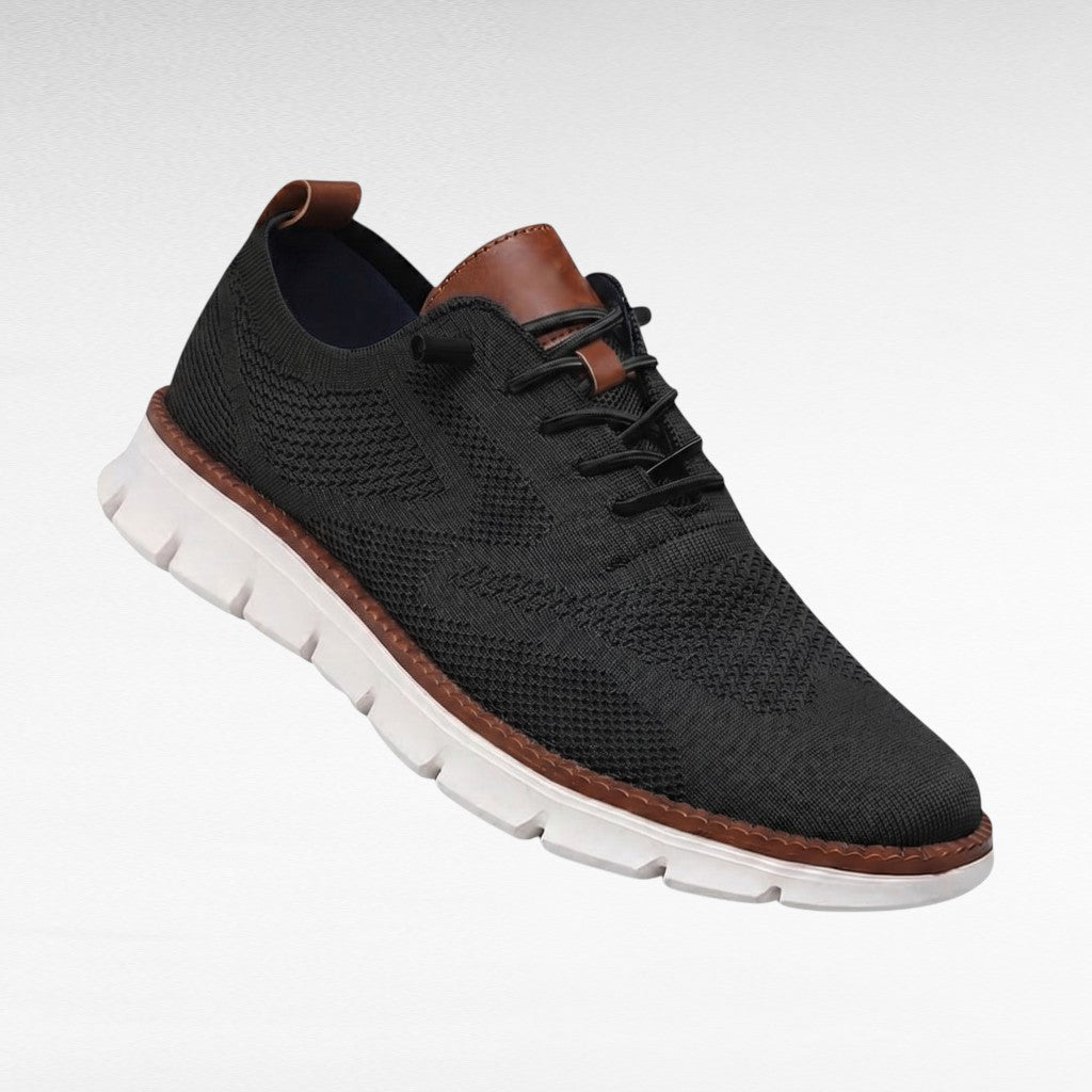 Marcello Knit Oxford Sneakers | Men's Breathable Smart-Casual Shoes