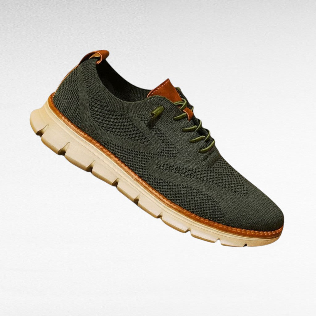 Marcello Knit Oxford Sneakers | Men's Breathable Smart-Casual Shoes