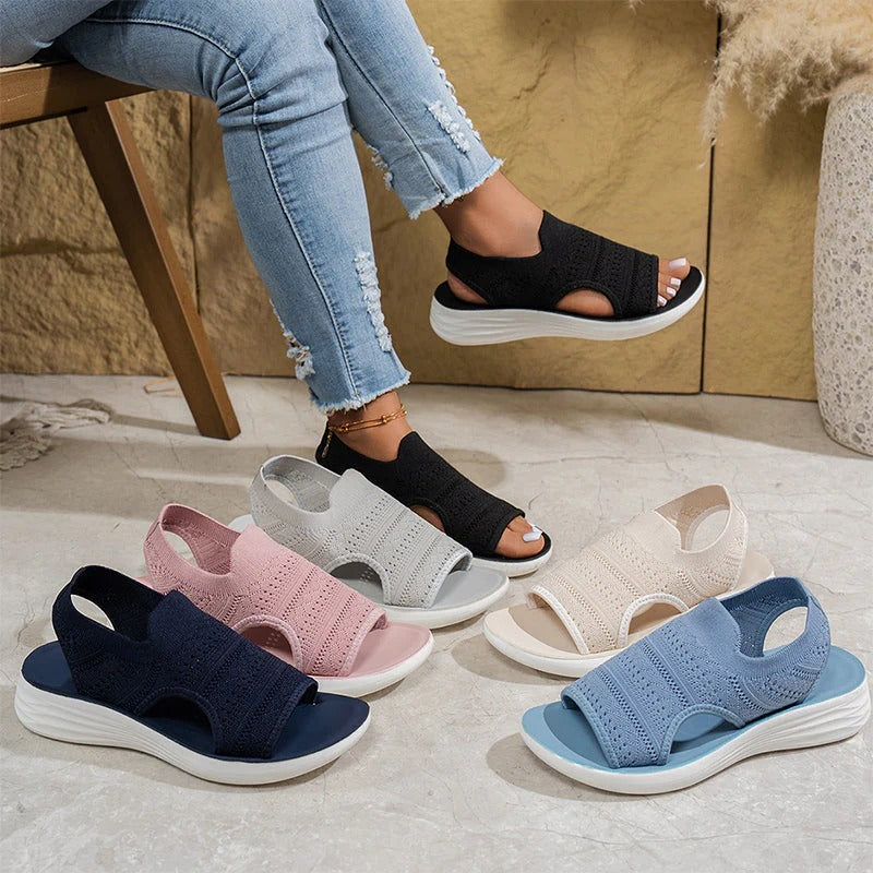 Moara | Open-Toe Mesh Comfort Sandals