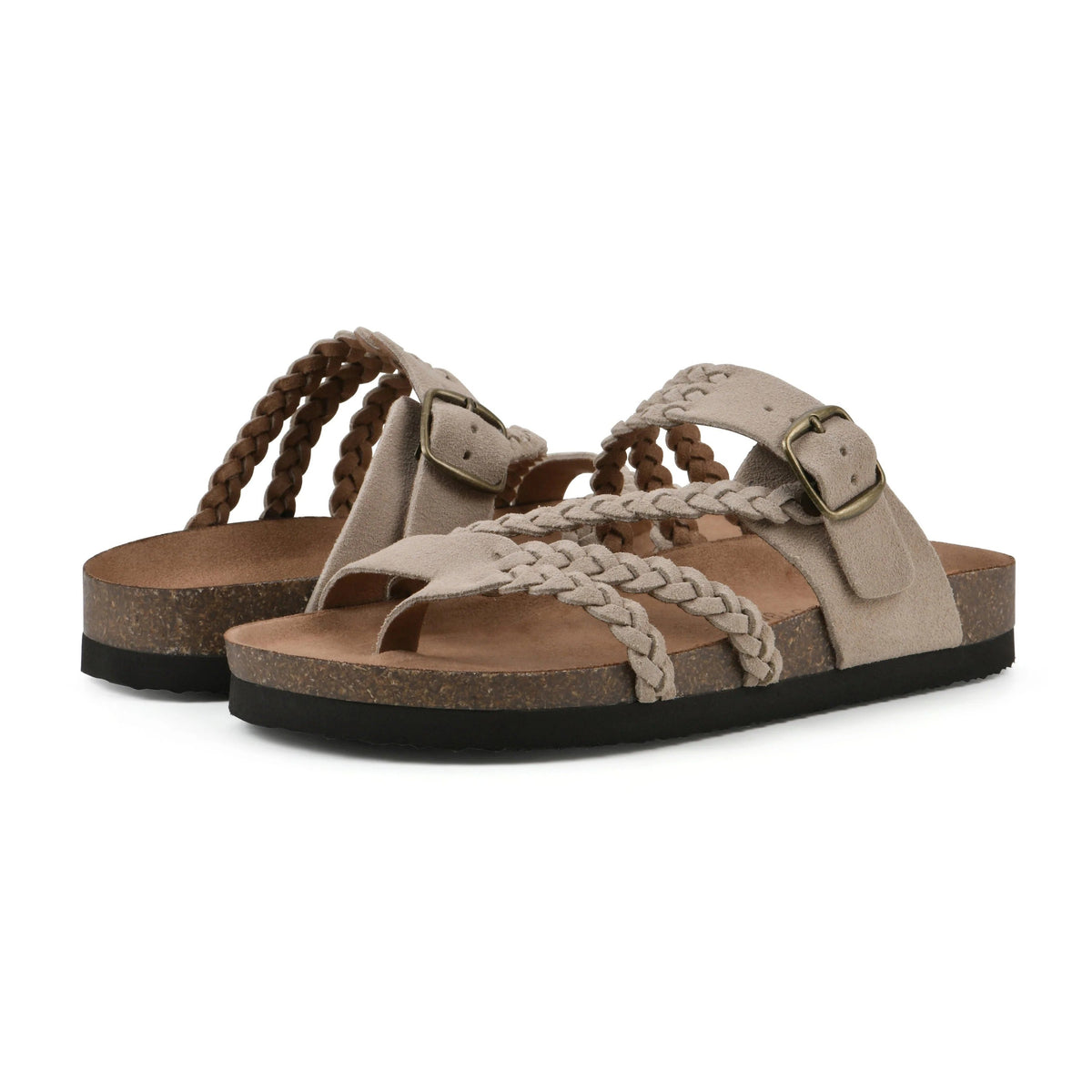 Mara | Braided Toe-Post Buckle Sandals