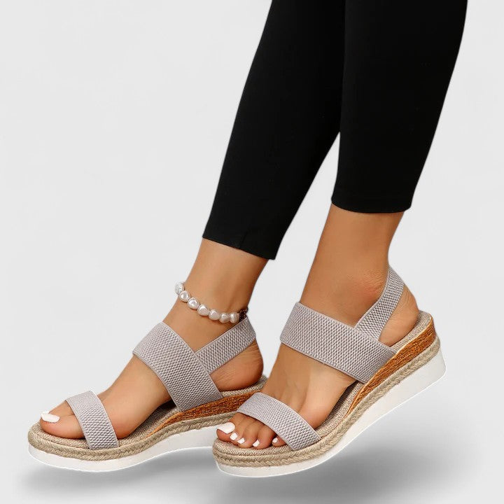 Merill | Knit Wedge Comfort Sandals