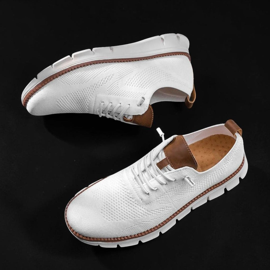Marcello Knit Oxford Sneakers | Men's Breathable Smart-Casual Shoes