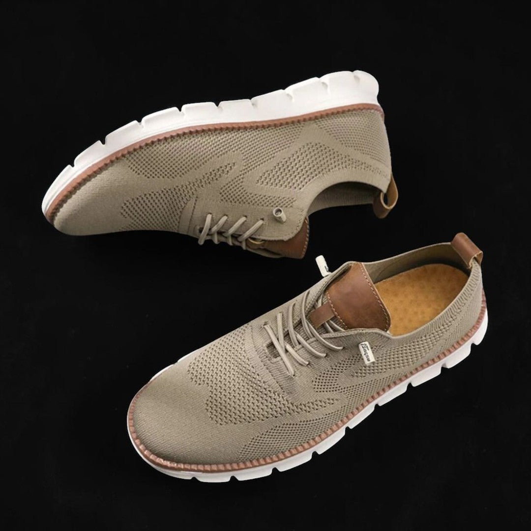 Marcello Knit Oxford Sneakers | Men's Breathable Smart-Casual Shoes