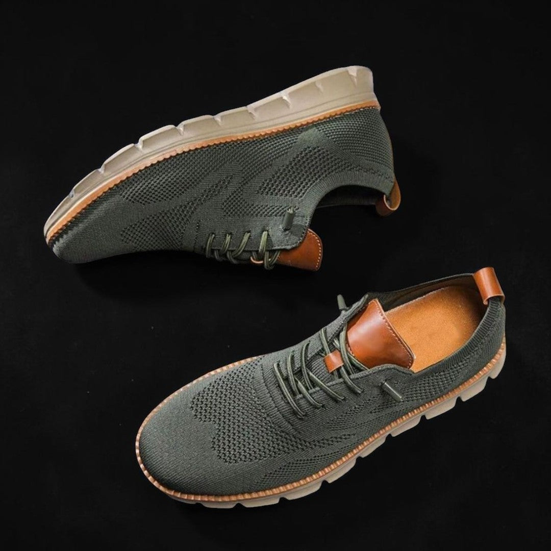 Marcello Knit Oxford Sneakers | Men's Breathable Smart-Casual Shoes