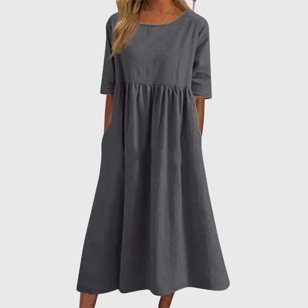 Haisley | Elegant Short-Sleeved Dress