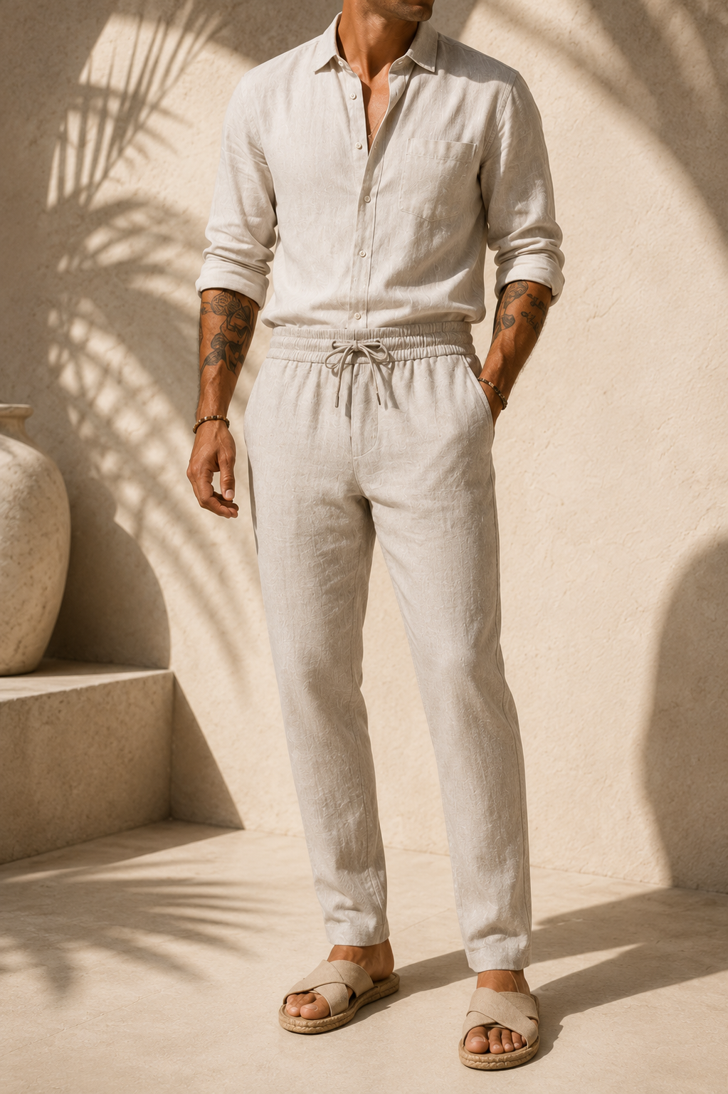 Mateo Beach | Linen Summer Pants