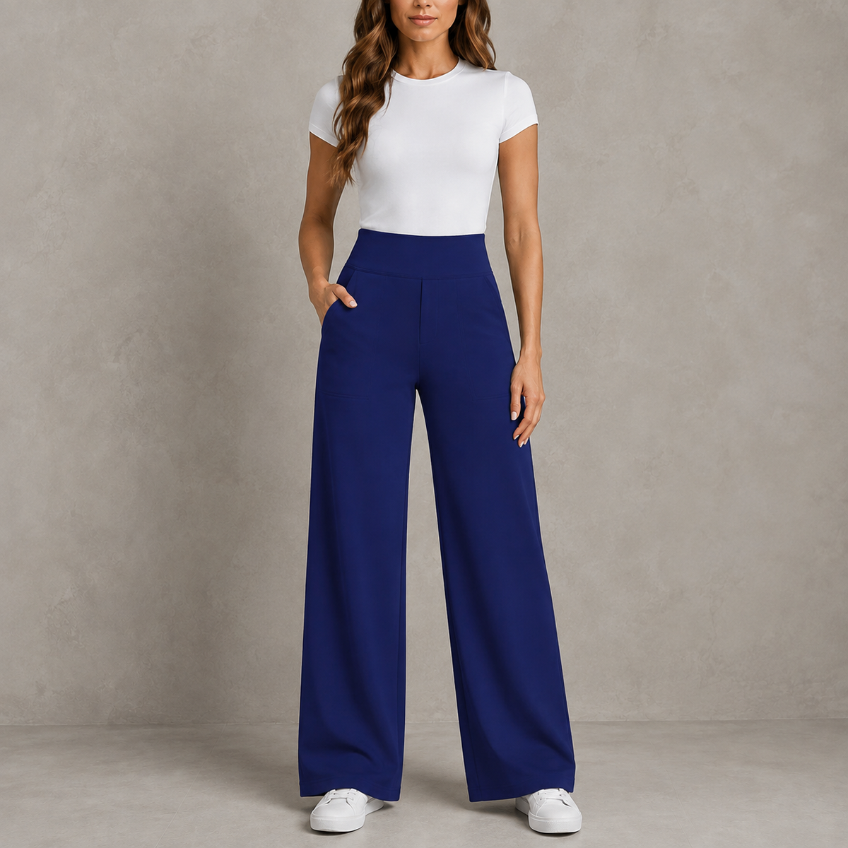 Amara | Relaxed Wide-Leg Trousers 1+1 FREE
