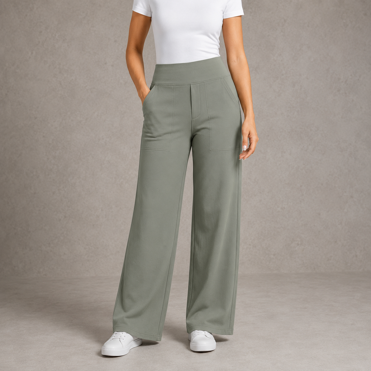 Amara | Relaxed Wide-Leg Trousers 1+1 FREE