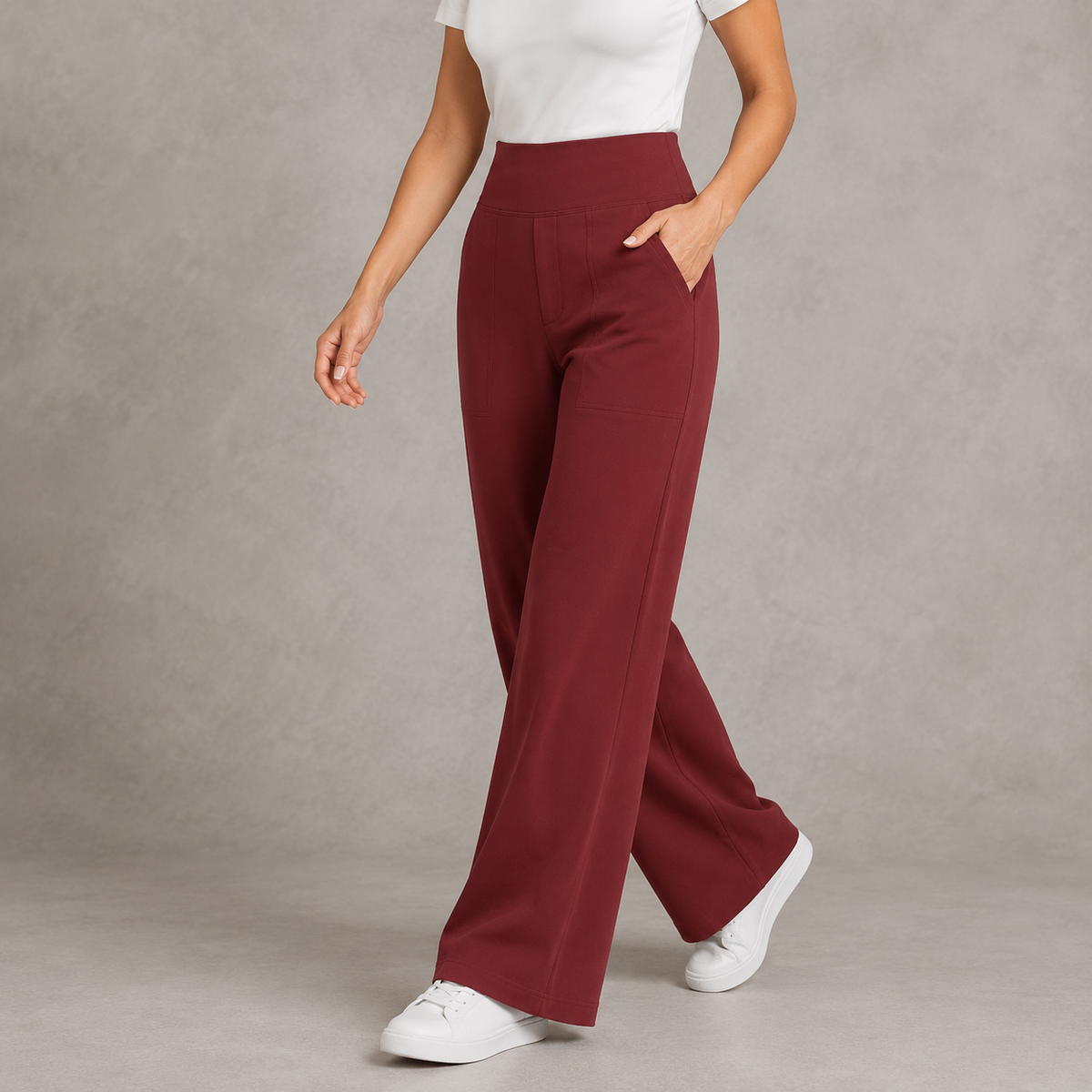 Amara | Relaxed Wide-Leg Trousers 1+1 FREE