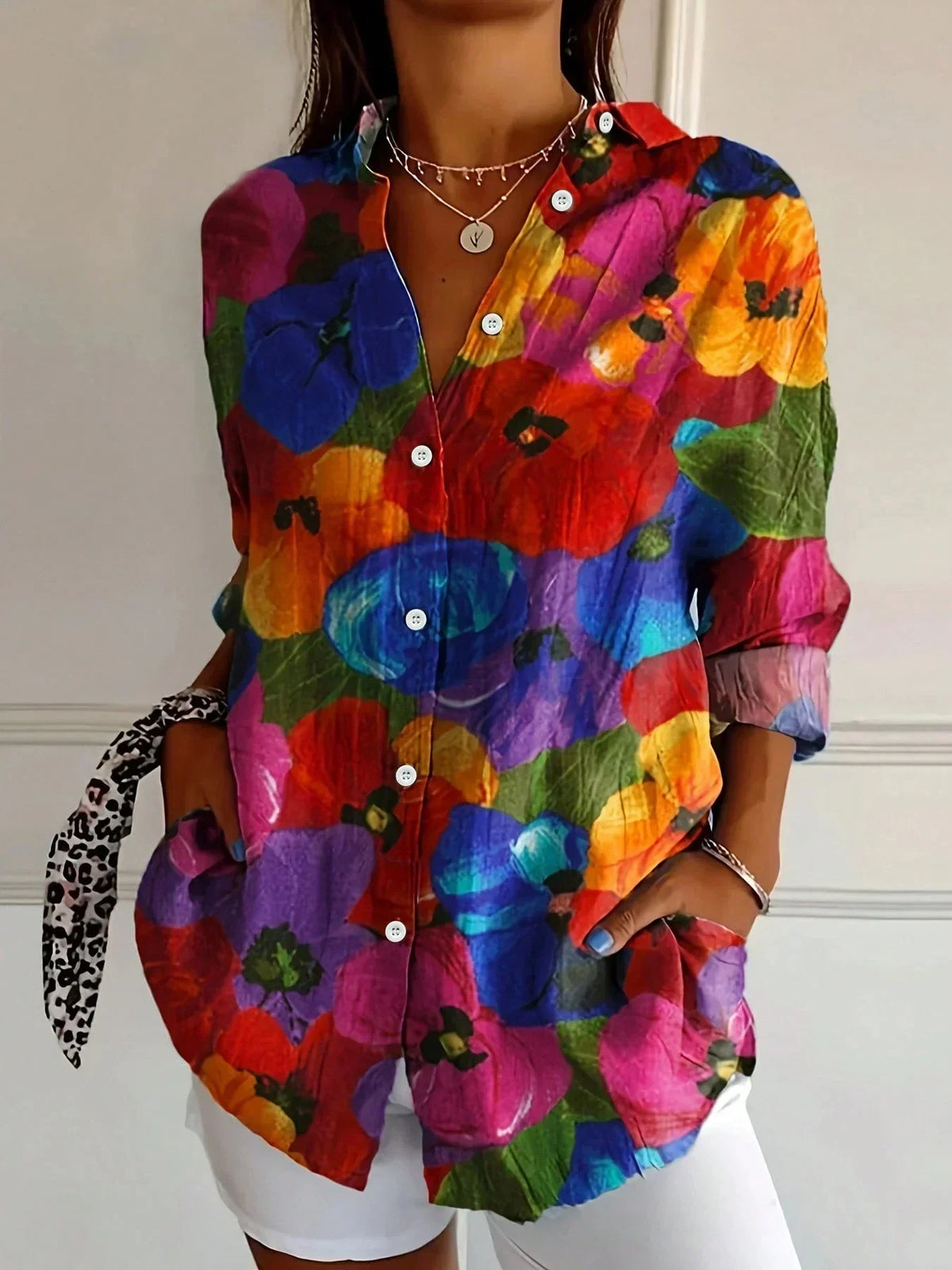 Amélie | Artistic Print Blouse