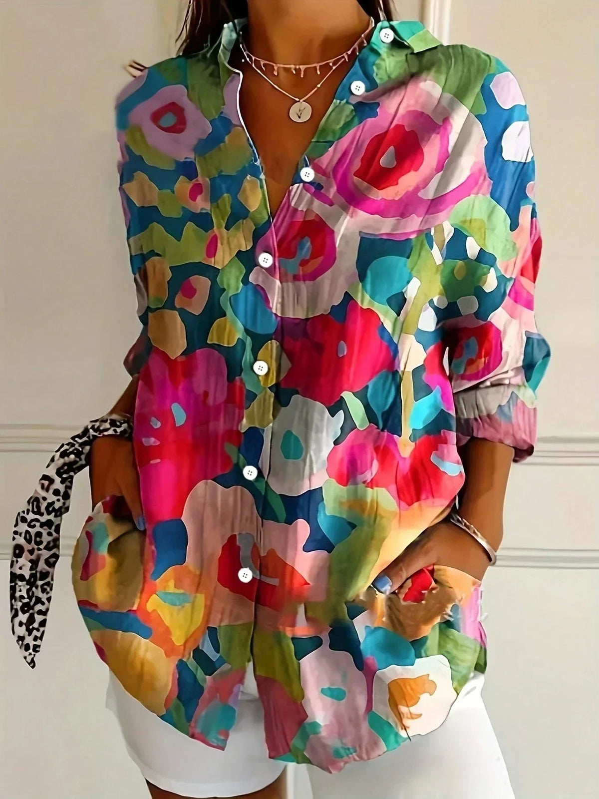 Amélie | Artistic Print Blouse