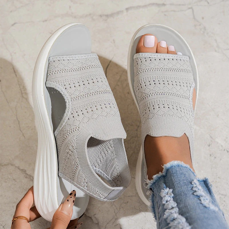 Moara | Open-Toe Mesh Comfort Sandals